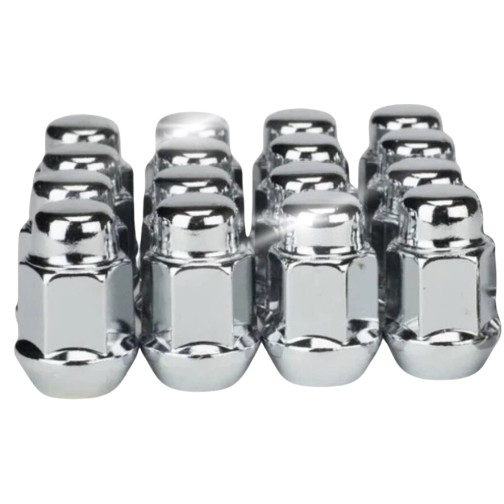 16 Pack 3/8" x 24MM Chrome ATV Lug Nuts Polaris RZR RANGER ATV