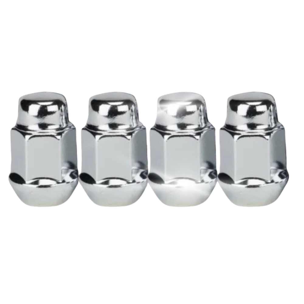 4 pack 3/8" x 24MM Chrome ATV Lug Nuts Polaris RZR RANGER ATV