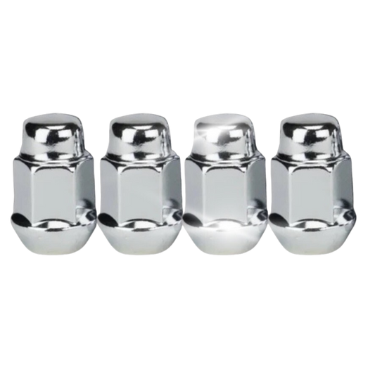 4 pack 3/8" x 24MM Chrome ATV Lug Nuts Polaris RZR RANGER ATV