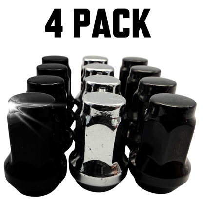 4 Pack 3/8-24 Tapered Acorn Colored Polaris RZR Ranger Lug Nuts