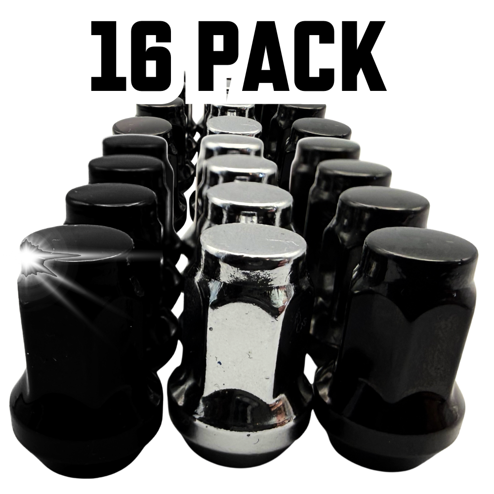 16 Pack 3/8-24 Tapered Acorn Colored Polaris RZR Ranger Lug Nuts