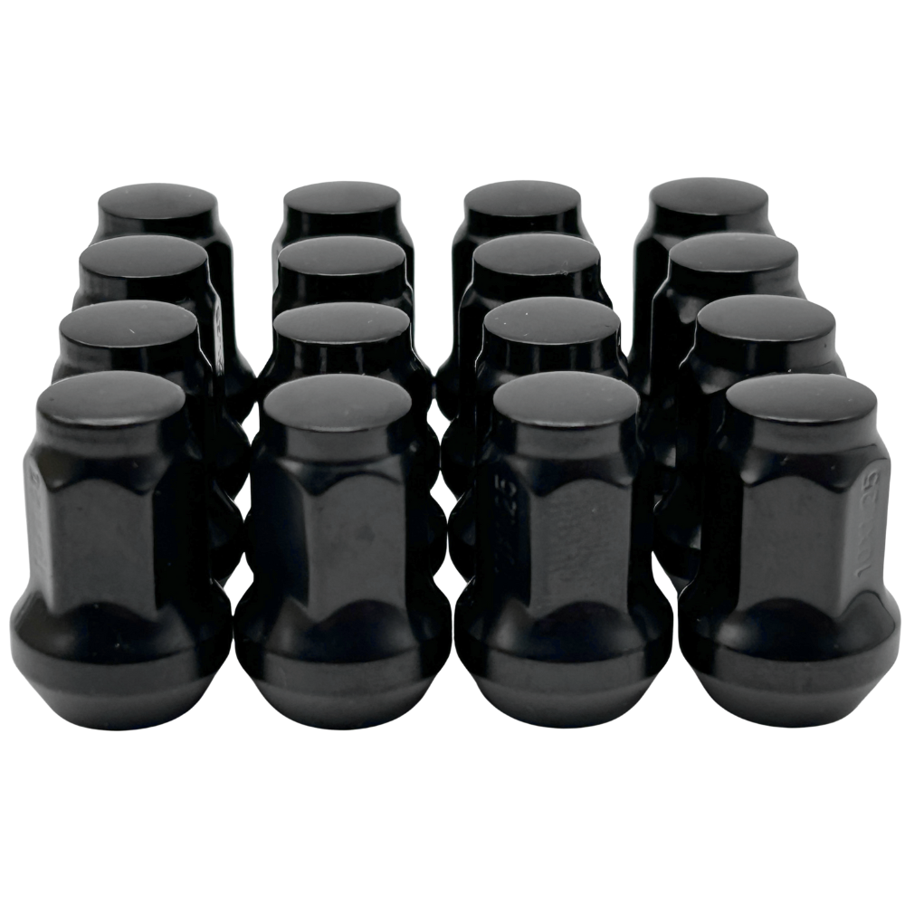 16 Pack Closed End Tapered 10mmx1.25mm Lug Nuts COLORED LUGNUTS Bulge, Red, Black, Blue, Gold, Pink, Chrome, or Multi