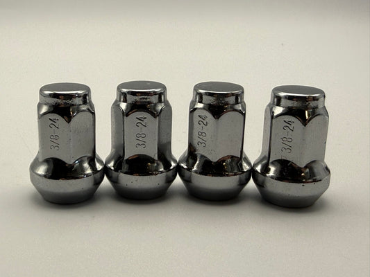 4 Pack 3/8-24 Tapered Acorn Colored Polaris RZR Ranger Lug Nuts