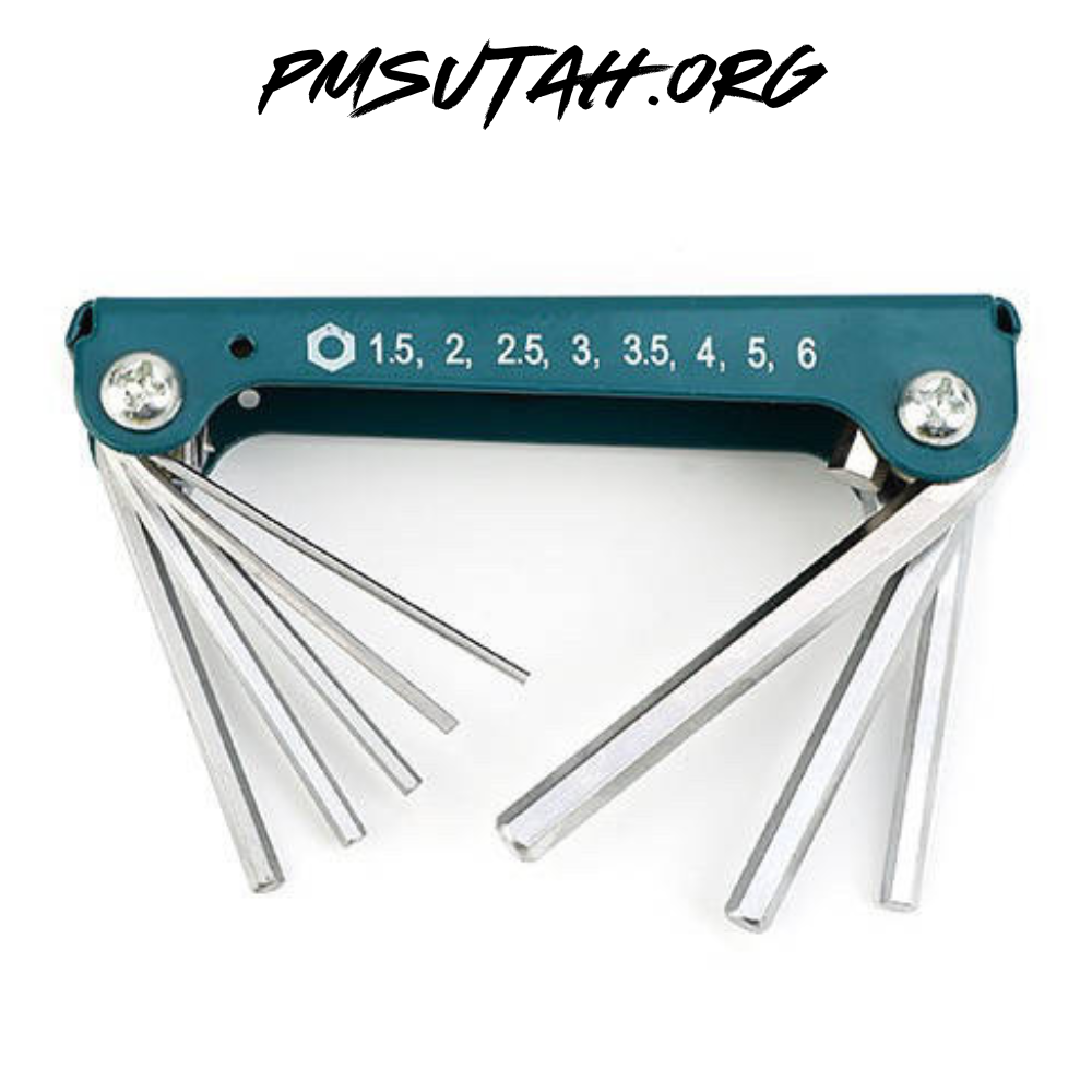 Cycling Allen Multi Tool Repair Metric Folding Hex Wrench Key 1.5-6mm Bike Trail - PMSUTAH