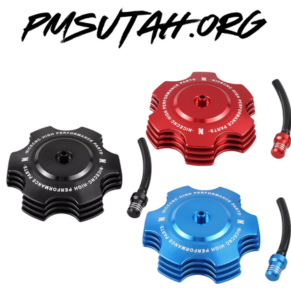 Yamaha ATV UTV Tusk or Nicecnc Billet Aluminum Gas Tank Cap Fuel Petrol - PMSUTAH