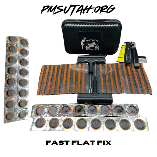 Fast Flat fix Tire Tube Repair Kit for ATV Motorcycle UTV - PMSUTAH