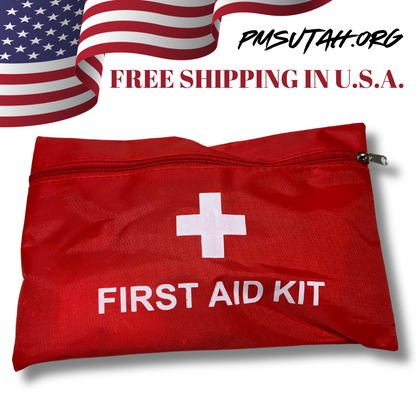 Small First Aid Kit Med Pack Medical Emergency Trauma Bag Survival Box Pouch - PMSUTAH