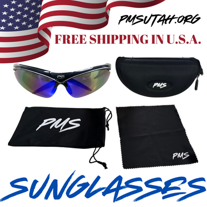 PMS Blue, Purple, & Green Sport Sunglasses Shades Riding Outdoor Cycling Baseball - PMSUTAH