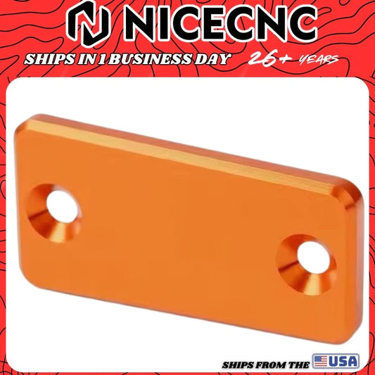 NICECNC orange aluminum clutch master cylinder reservoir cap