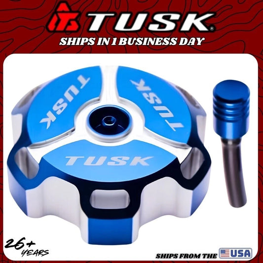 Blue Tusk aluminum fuel tank cap, MPN 1030020048.