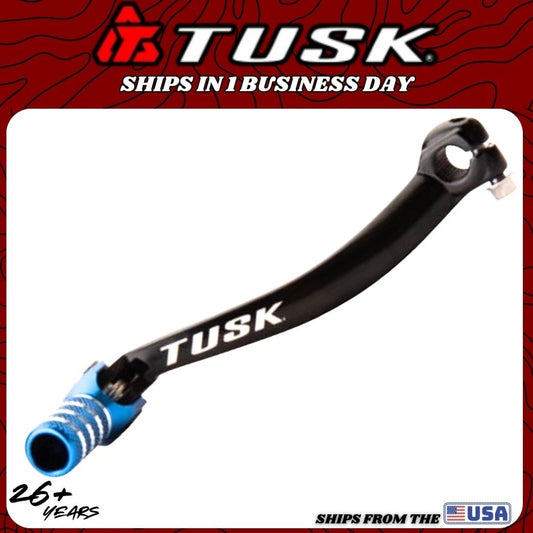 Tusk 1030850078 blue and black folding shift lever