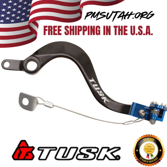 Tusk 1392080018 Brake Pedal Blue