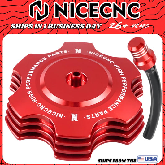 NICECNC red aluminum fuel tank cap MPN 3127C00103