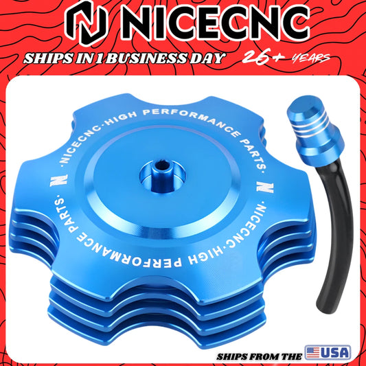 NICECNC blue aluminum fuel tank cap MPN 3127C00104