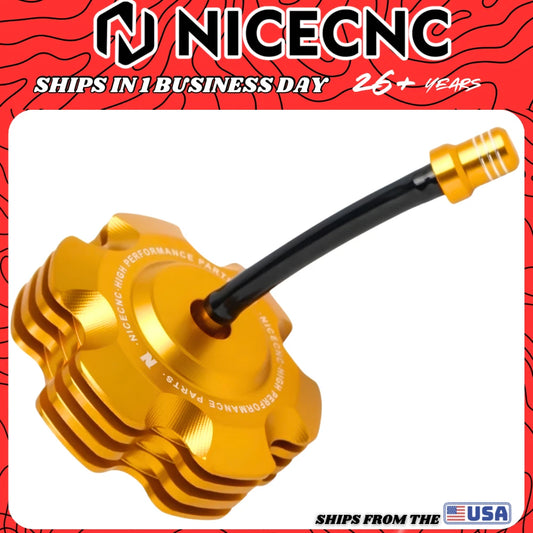 NICECNC gold aluminum fuel tank cap MPN 3127C00102