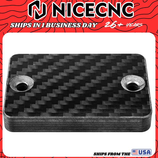 NICECNC black carbon fiber brake reservoir cap cover, 3112000001