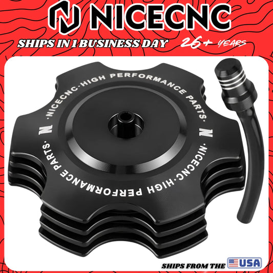 NICECNC black aluminum fuel tank cap, 3121008801